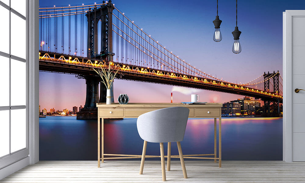 fototapet-manhattan-bridge