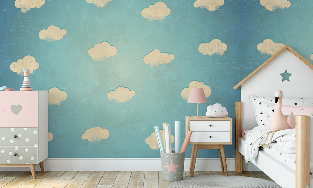 Fototapet-pentru-copii-Abstract-Clouds