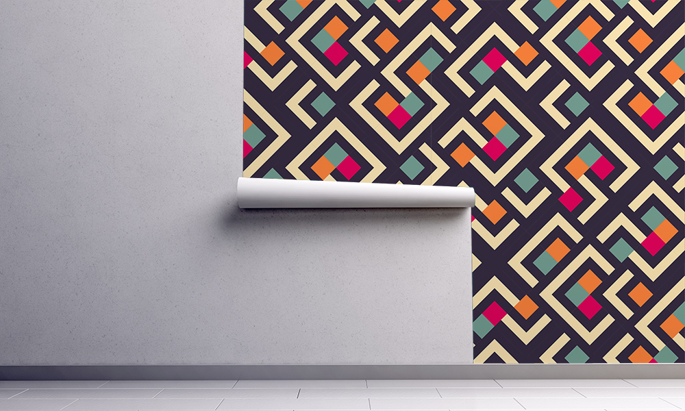 Fototapet-geometric-abstract-rhombus