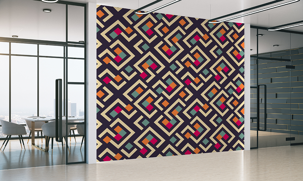 Fototapet-geometric-abstract-rhombus