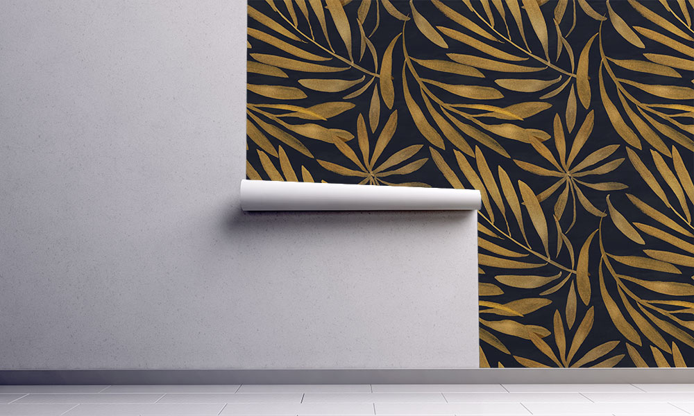 Fototapet-Art-Deco-Floral-Pattern-2
