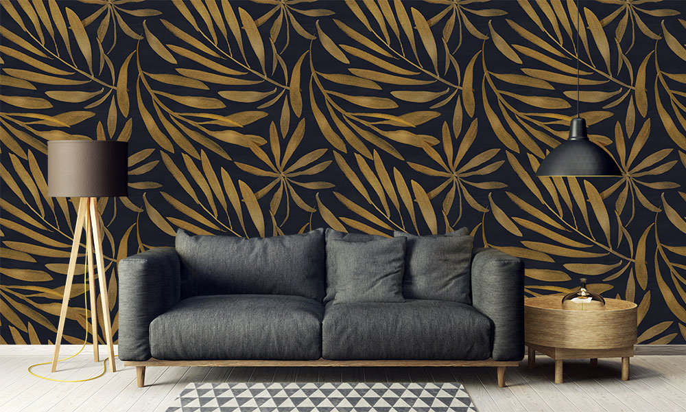Fototapet-Art-Deco-Floral-Pattern