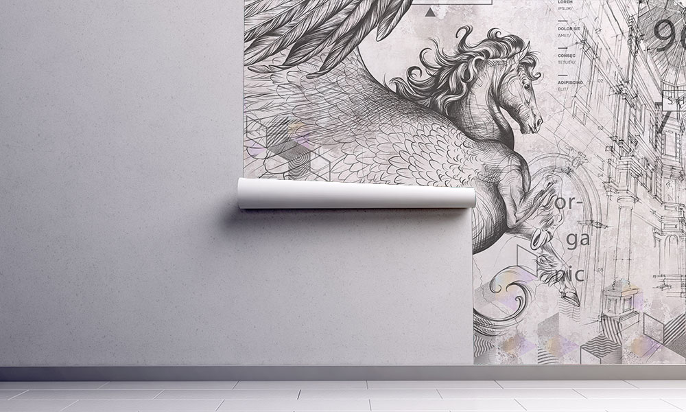 Fototapet-Pegasus-Artwork