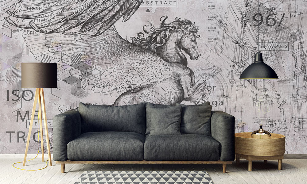 Fototapet-Pegasus-Artwork