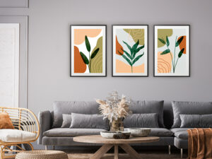 Set-3-Tablouri-Luxury-Botanical-Pattern