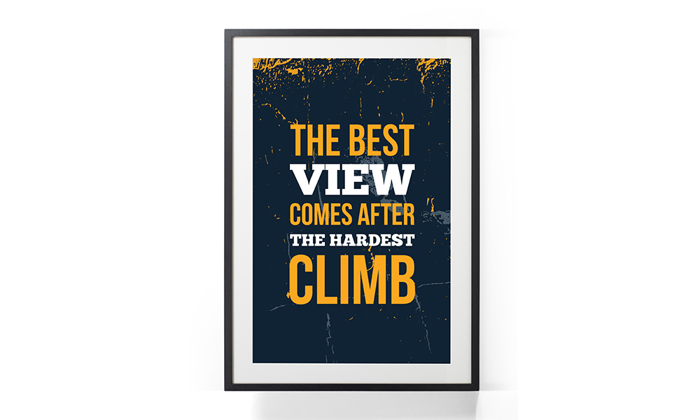 Tablou-Motivational-The-Best-View