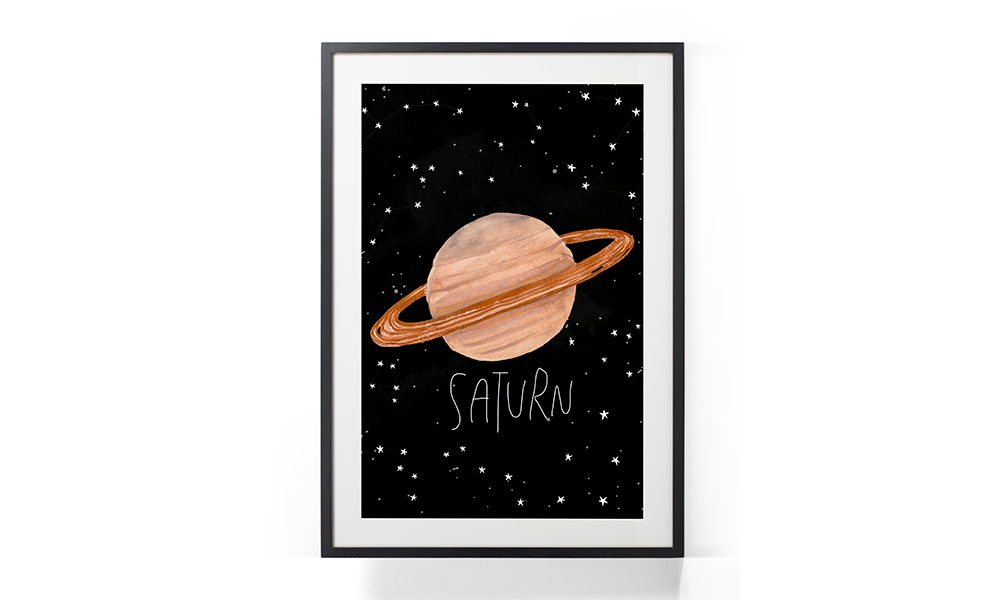 Tablou-pentru-Copii-Planeta-Saturn