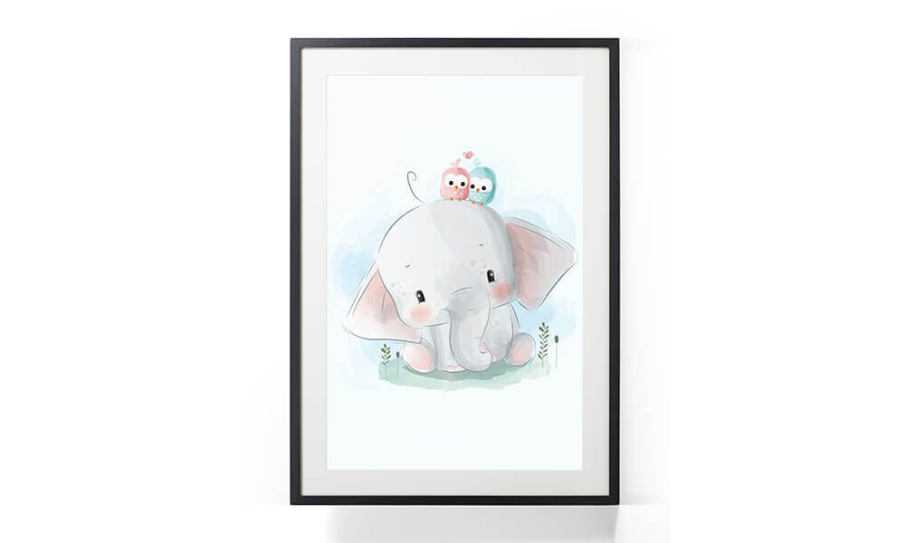 Tablou-Watercolor-Elephant