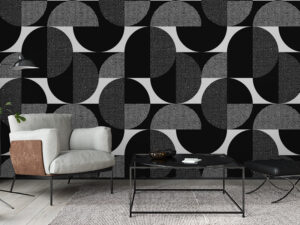 Tapet-Geometric-Black-and-White