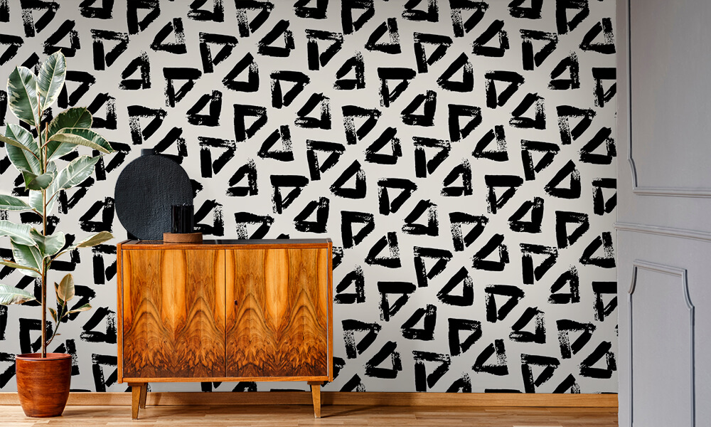 Tapet-Geometric-Triangles