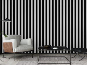 Tapet-Black-and-White-Stripes