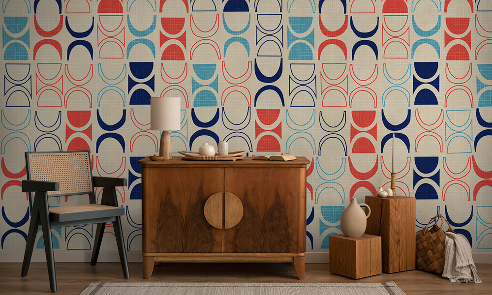 Tapet-Retro-Circles