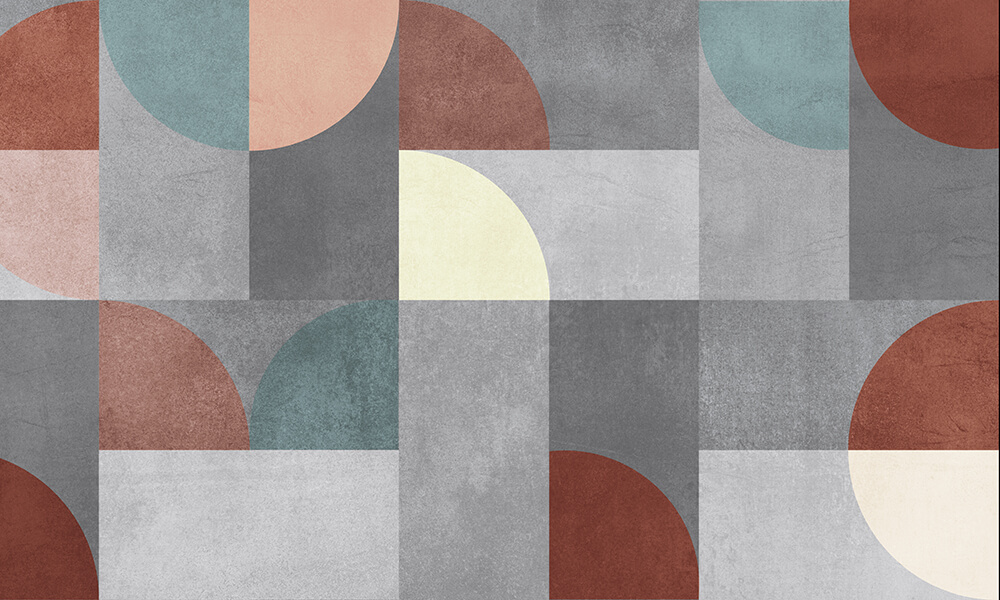 Tapet-Geometric-(Cement)