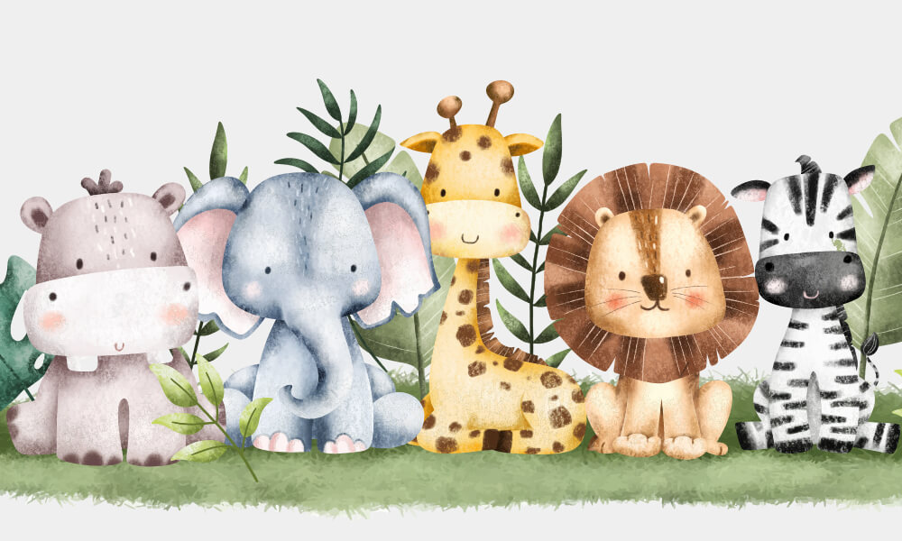 Tapet-Safari-Animals