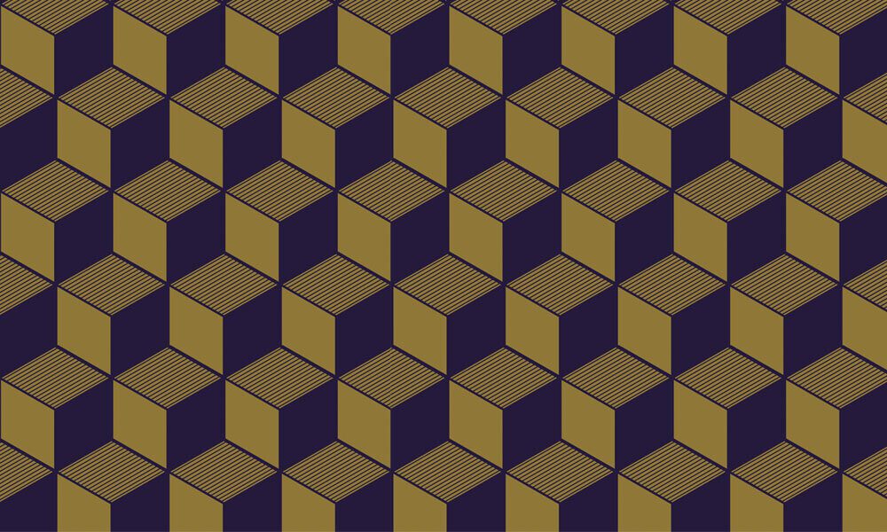 Tapet-Stylish-Cubic-Geometry-Tapet-Foto