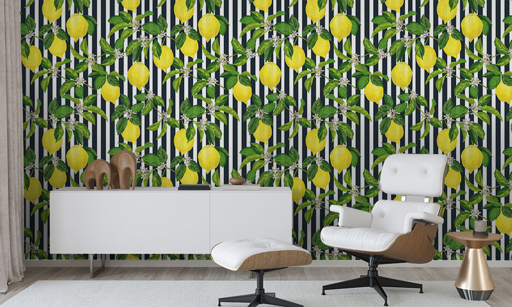 Tapet-Citron-tapet-italian-tapet-living