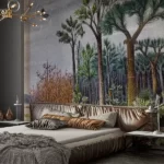 Tapet-Jungle-Lagoon-tapet-jungla-tapet-tropical-fototapet-tropical-fototapet-jungla-tapet-personalizat-tapet-la-comanda-tapet-ecologic