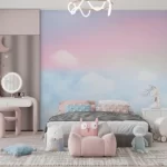 Tapet-Pink-Blue-Sky-tapet-nori-copii-tapet-copii-nori-tapet-copii-tapet-camera-copii-fototapet-copii-tapet-personalizat-tapet-la-comanda