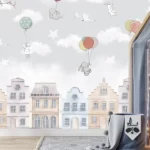 Tapet-Fly-with-me-tapet-copii-tapet-animale-copii-tapet-copii-animale-tapet-camera-copii-tapet-personalizat