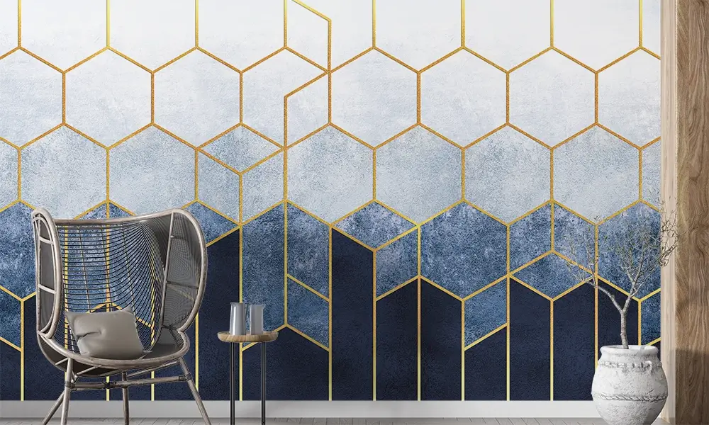 Tapet-Geometric-Blue-Hexagon-tapet-geometric-tapet-forme-geometrice-tapet-figuri-geometrice-tapet-birou-tapet-personalizat-tapet-ecologic