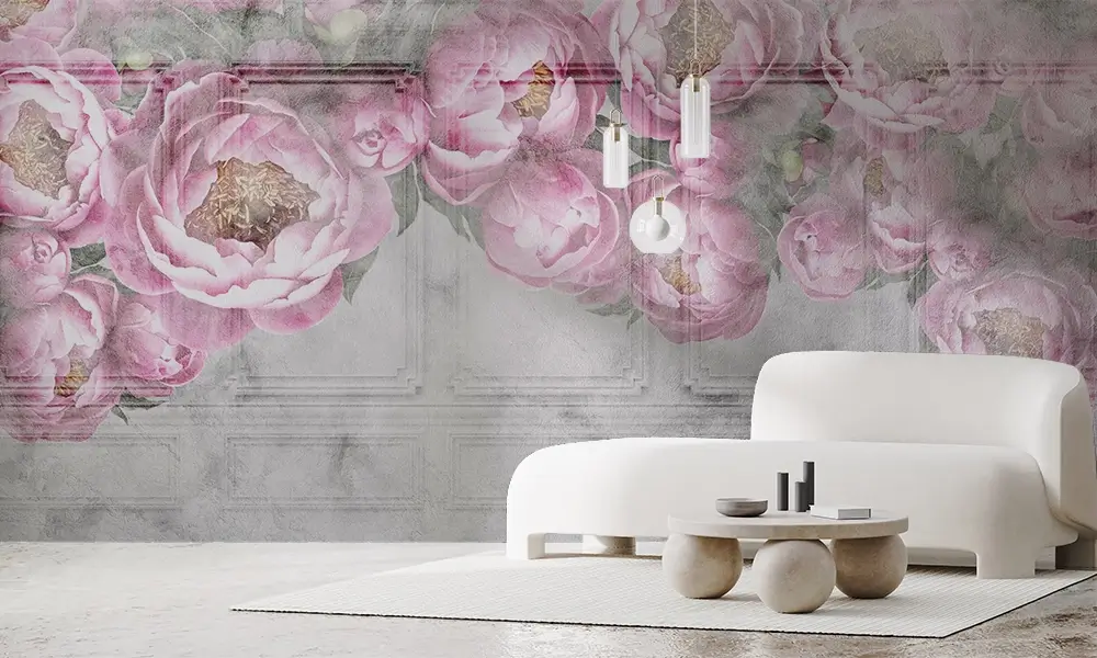 Tapet-Pink-Peonies-tapet-bujori-tapet-flori-tapet-floral-tapet-cu-flori-tapet-personalizat-tapet-living