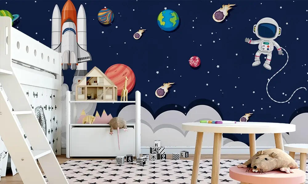 Tapet-Space-Adventure-tapet-spatiu-cosmic-tapet-cosmos-fototapet-cosmos-fototapet-spatiu-cosmic-tapet-copii-tapet-camera-baieti