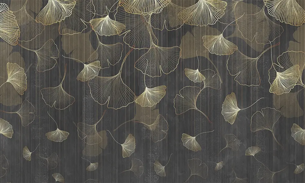 Tapet-Tapet-Gingko-Leafs-tapet-art-deco-fototapet-art-deco-tapet-personalizat-tapet-la-comanda-tapet-bucuresti-fototapaet-la-comanda