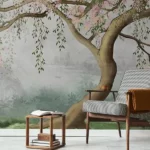 Tapet-Tree-Of-Dreams-Pastel-tapet-padure-tapet-copaci-tapet-mural-fototapet-padure-tapet-cu-copaci-tapet-living-tapet-dormitor-tapet-personalizat