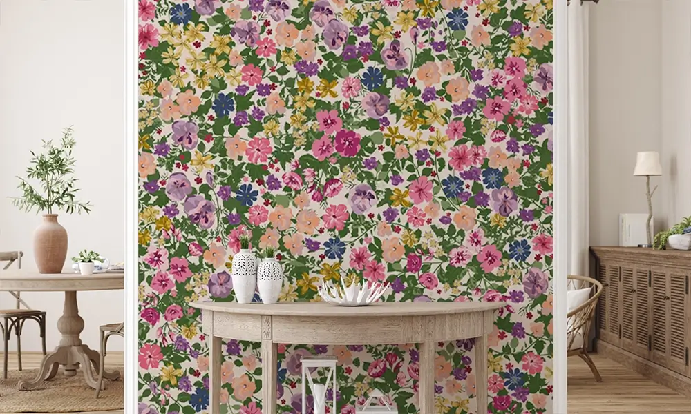 Tapet-Millefleurs-tapet-cu-flori-tapet-flori-tapet-cu-flori-mici-fototapet-cu-flori-tapet-living-tapet-dormitor-tapet-floral