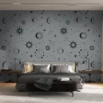 Tapet-Celestial-Grey-Constellations-tapet-cosmos-tapet-personalizat-tapet-dormitor-tapet-stele-tapet-cu-stele-tapet-cu-luna-si-stele
