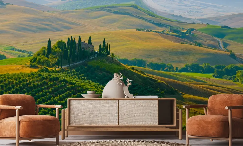 Tapet-Tuscany-Valley-tapet-italia-tapet-toscana-tapet-orasele-lumii-tapet-orase-fototapet-orase-tapet-living-tapet-birou-tapet-verde