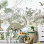 Tapet-Dino-World-tapet-dinozauri-tapet-dinozauri-copii-tapet-cu-dinozauri-fototapet-dinozauri-tapet-baieti-tapet-camera-baieti-tapet-camera-baiat-tapet-copii