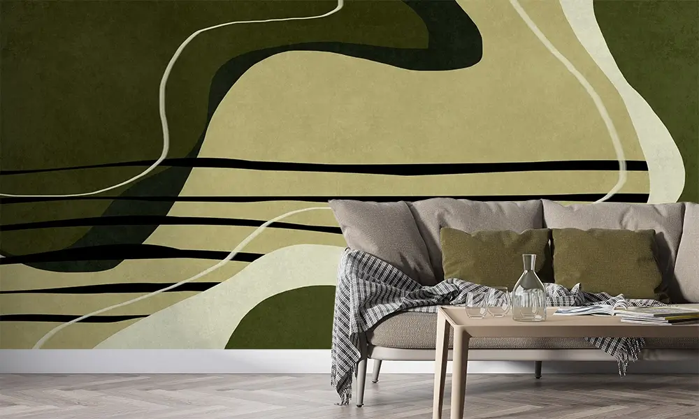 Tapet-Aesthetic-Geometry-tapet-geometric-tapet-forme-geometrice-tapet-verde-tapet-abstract-tapet-dormitor-tapet-living-tapet-personalizat