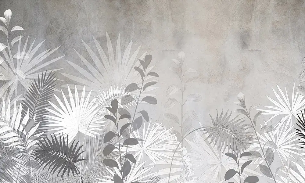 Tapet-Urban-Grey-Foliage-tapet-frunze-tapet-gri-tapet-ciment-tapet-zid-tapet-frunze-tropicale-tapet-living-tapet-dormitor-tapet-birou-spatii-comercia