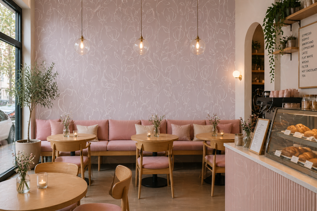 Tapet-Delicate-Flowers-Pastel-tapet-pentru-cafenea