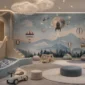Tapet-Moon-Journey-tapet-cu-avioane-si-planete-pentru-baieti