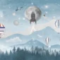 Tapet-Moon-Journey-tapet-cu-avioane-astronaut-si-planete-pentru-baieti