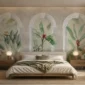 Tapet-Oasis-Arches-tapet-tropical-arcade-dormitor