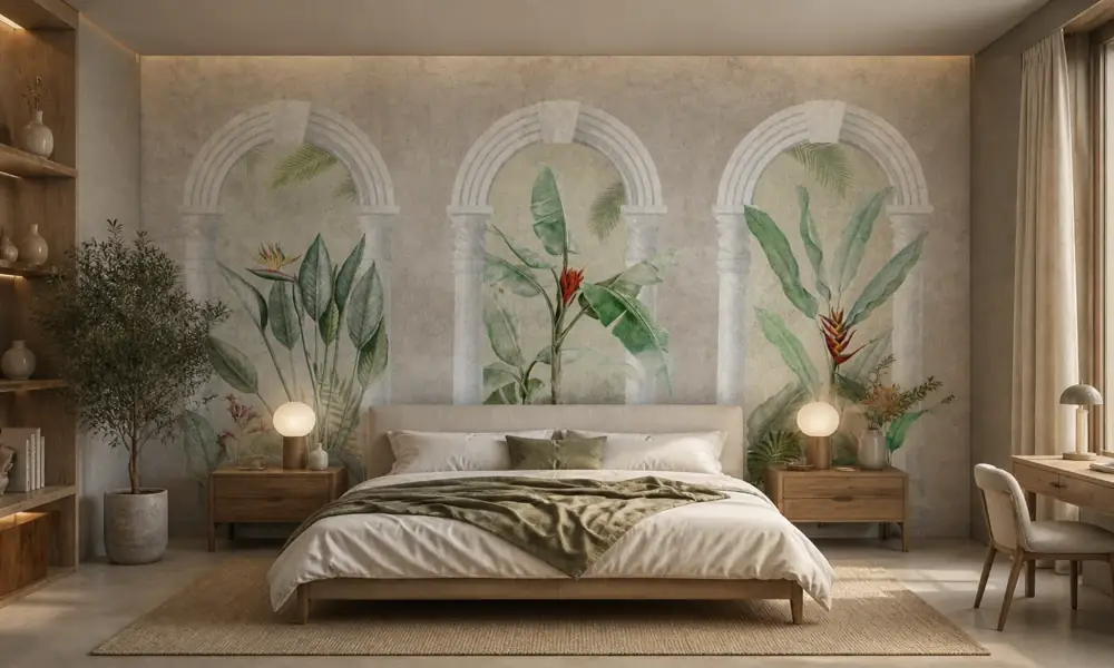 Tapet-Oasis-Arches-tapet-tropical-arcade-dormitor
