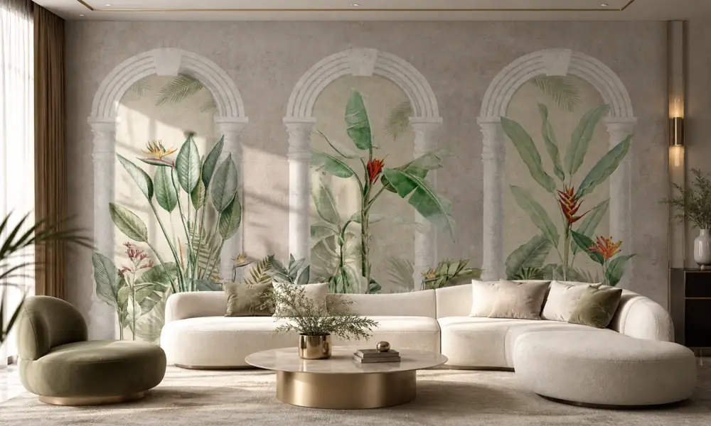 Tapet-Oasis-Arches-tapet-tropical-living